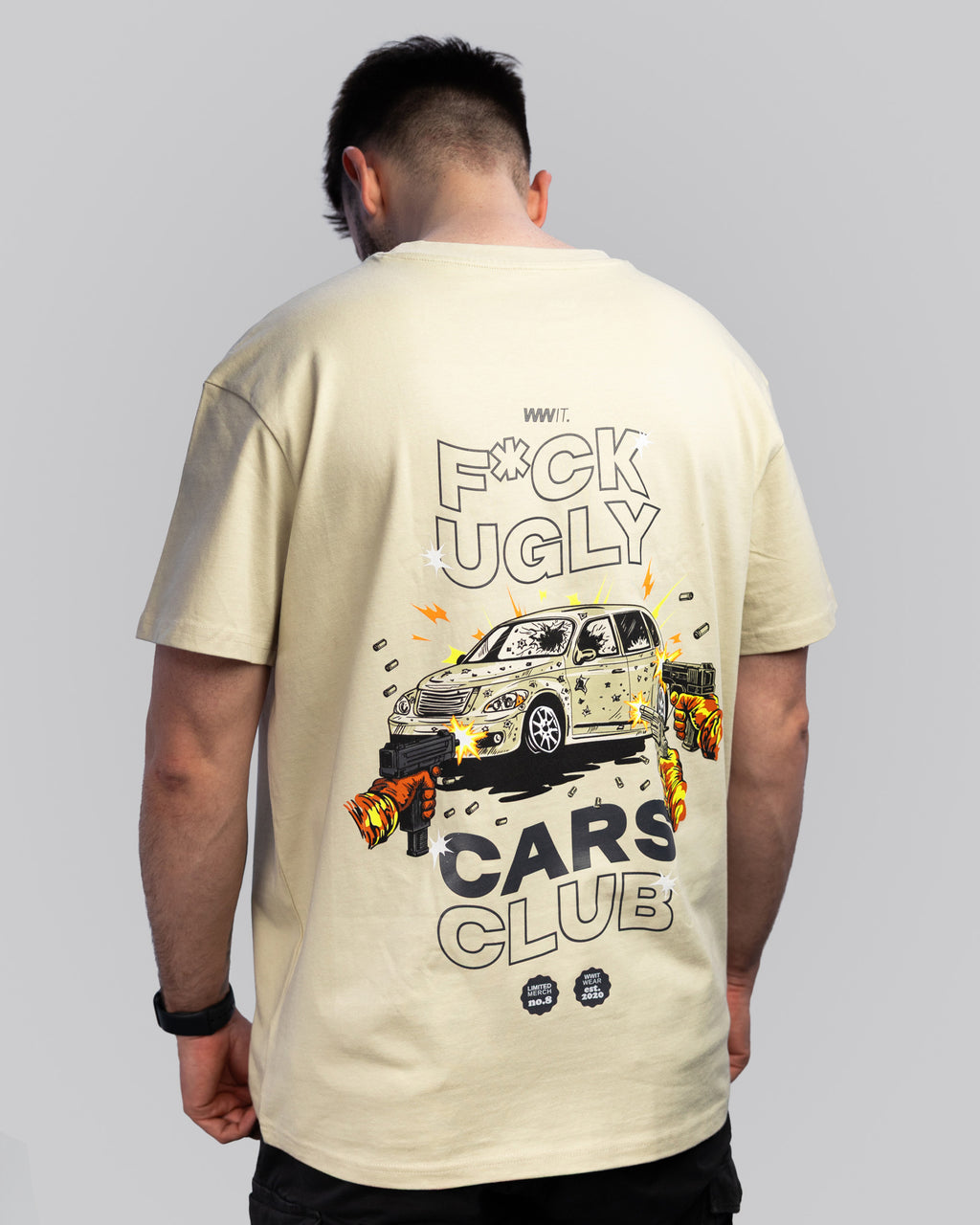T-shirt Oversize F*CK UGLY CARS CLUB #3