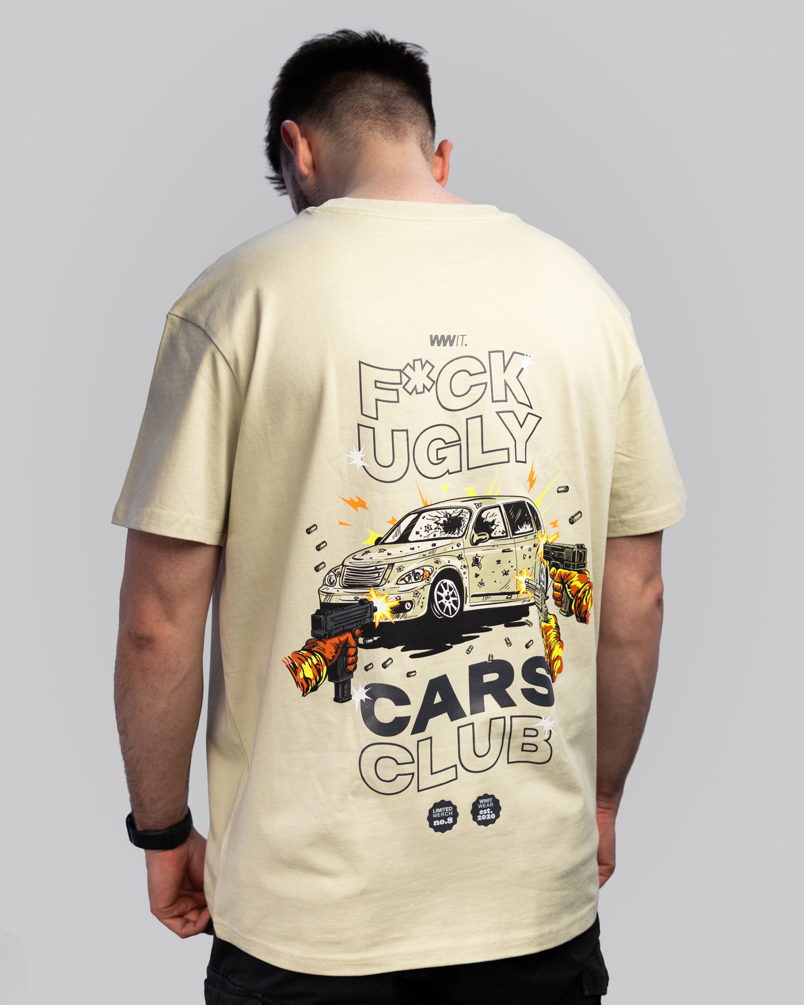 T-shirt Oversize F*CK UGLY CARS CLUB #3