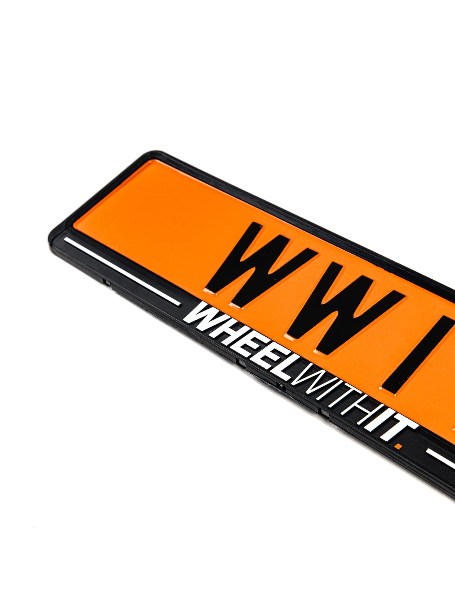 Ramka rejestracji Wheel with it.