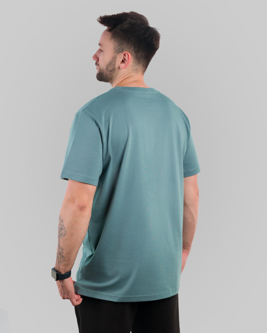 Niebieski T-Shirt Basic Oversize WWIT