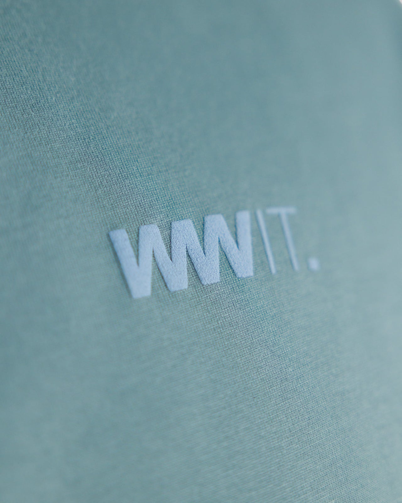 Niebieski T-Shirt Basic Oversize WWIT