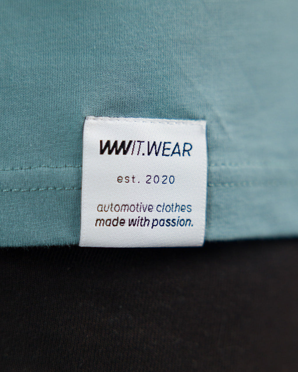 Niebieski T-Shirt Basic Oversize WWIT