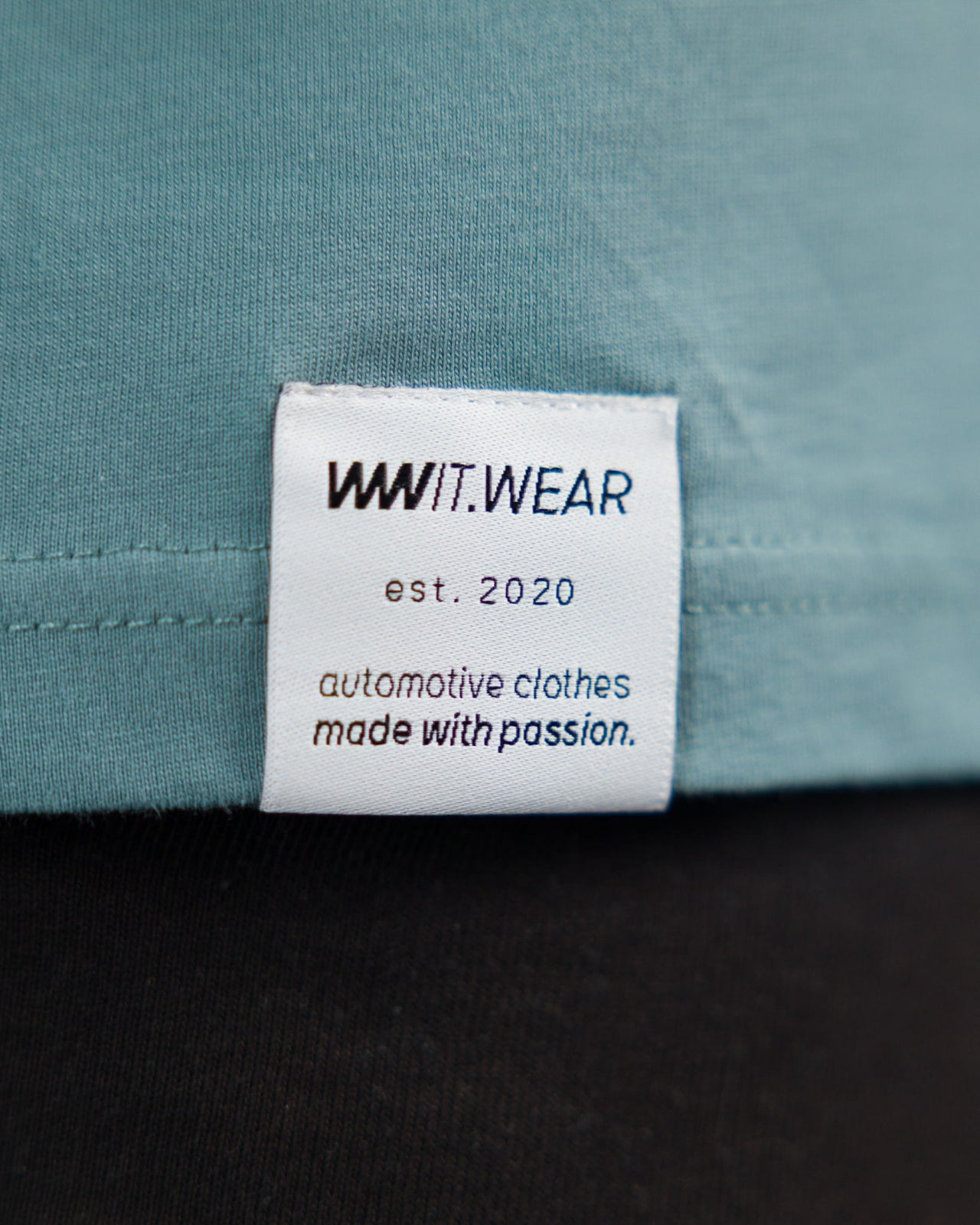 Niebieski T-Shirt Basic Oversize WWIT