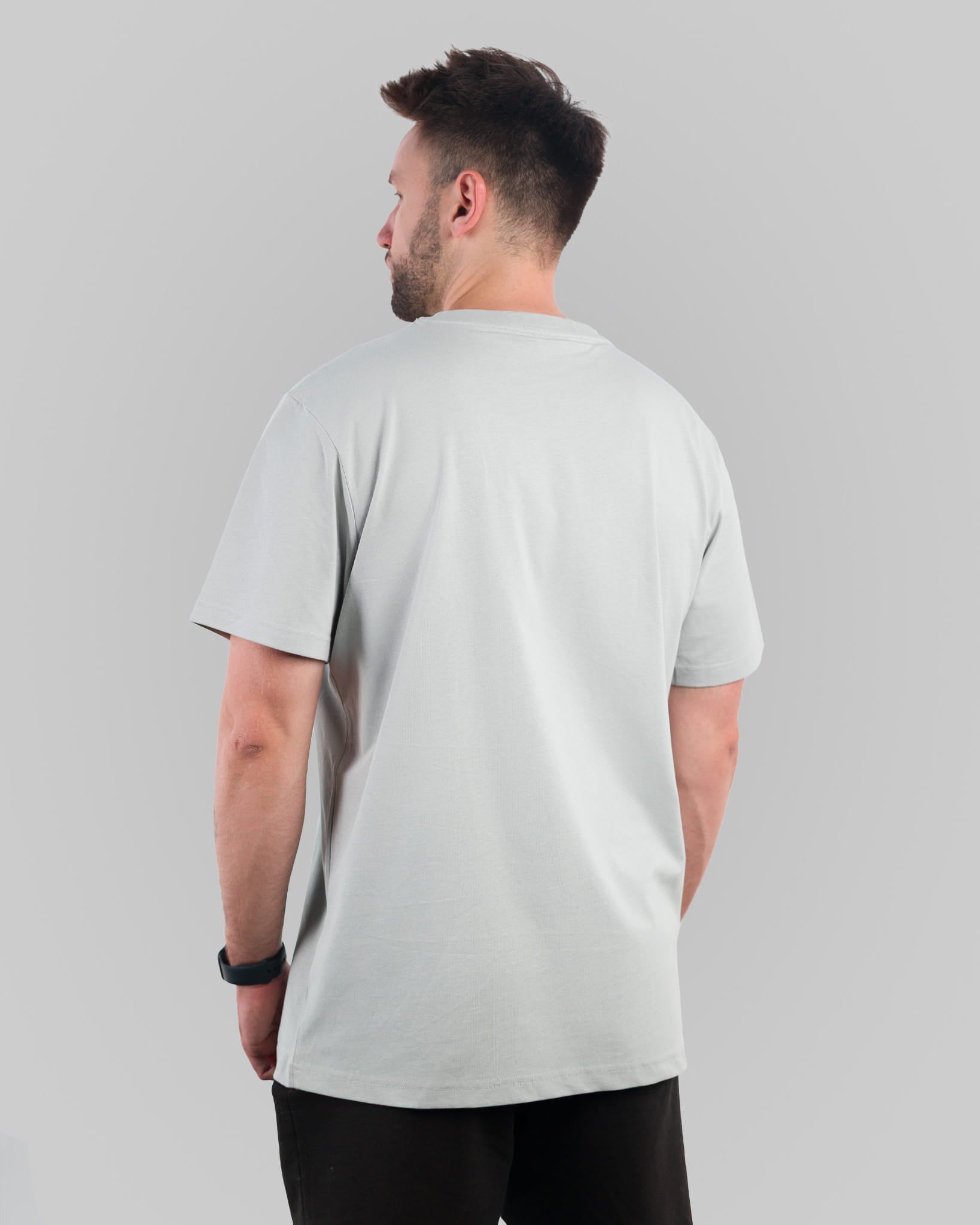 Szary T-Shirt Basic Oversize WWIT
