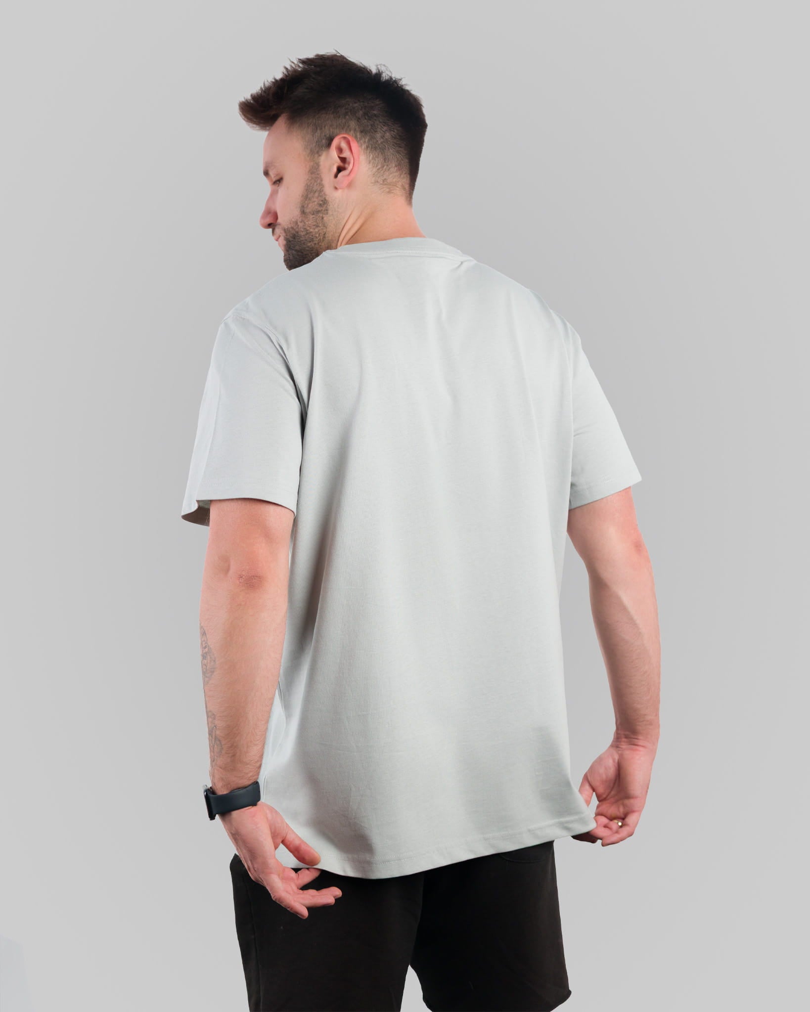 Szary T-Shirt Basic Oversize WWIT