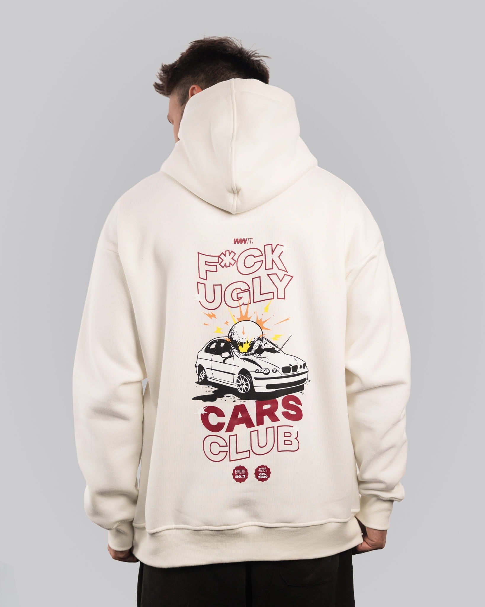 Bluza Oversize F*CK UGLY CARS CLUB #2
