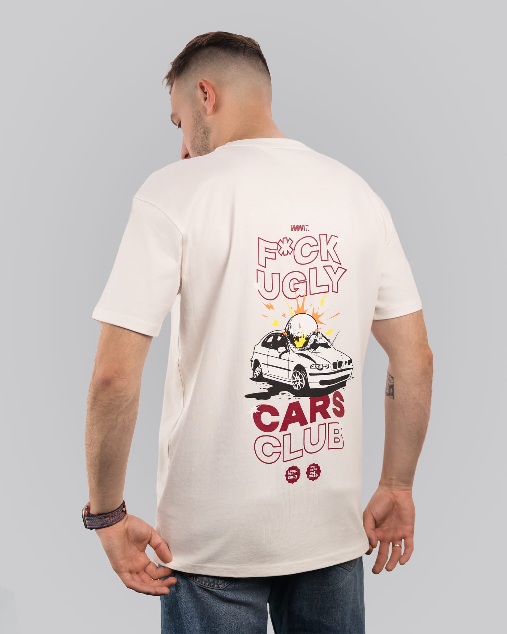 T-shirt Oversize F*CK UGLY CARS CLUB #2
