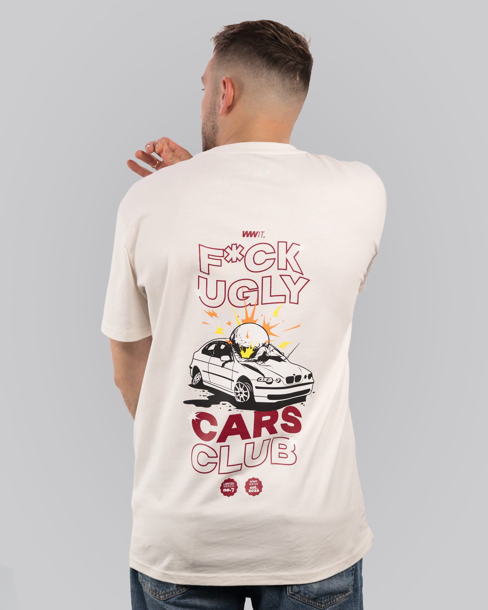 T-shirt Oversize F*CK UGLY CARS CLUB #2