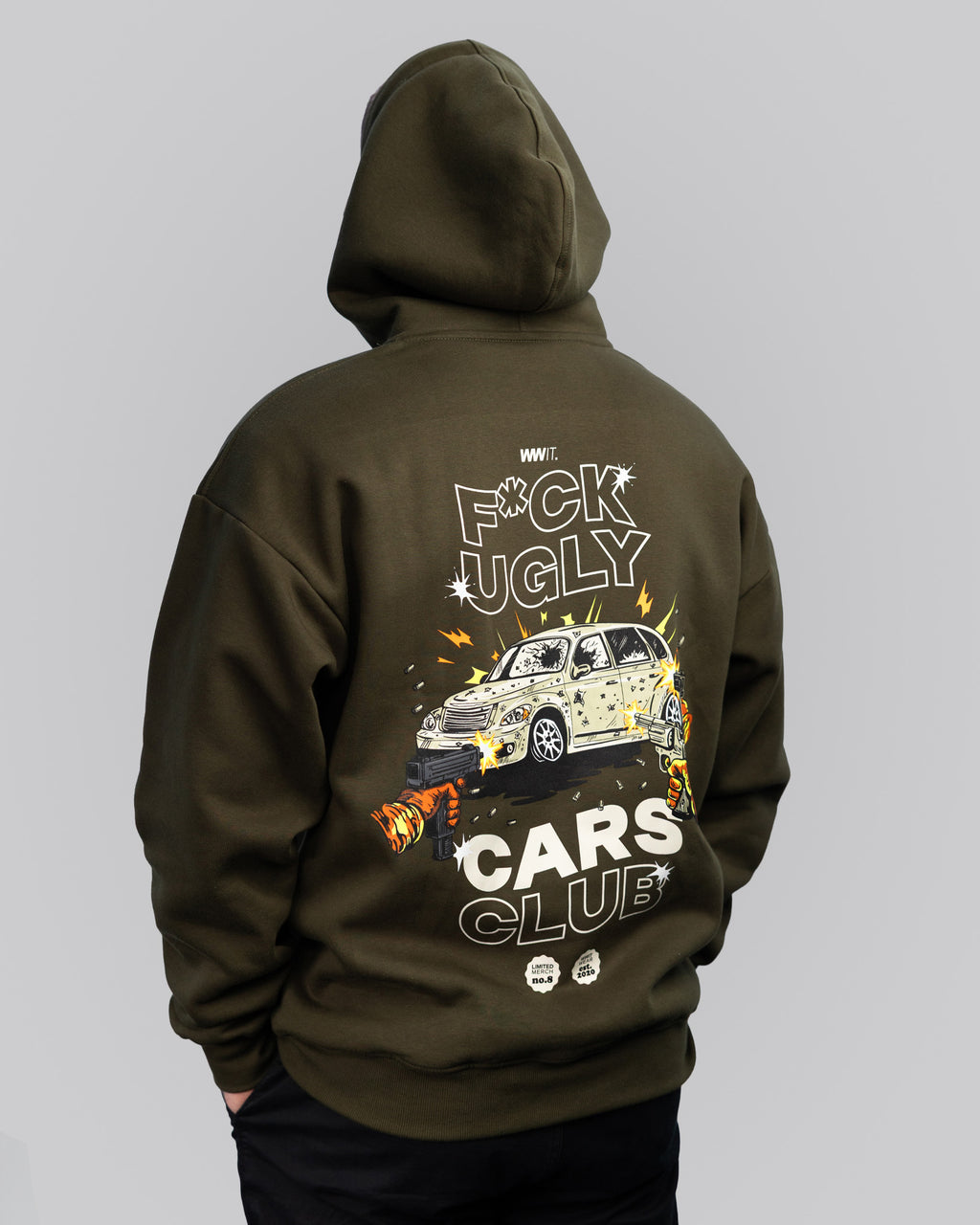 Bluza Oversize F*CK UGLY CARS CLUB #3