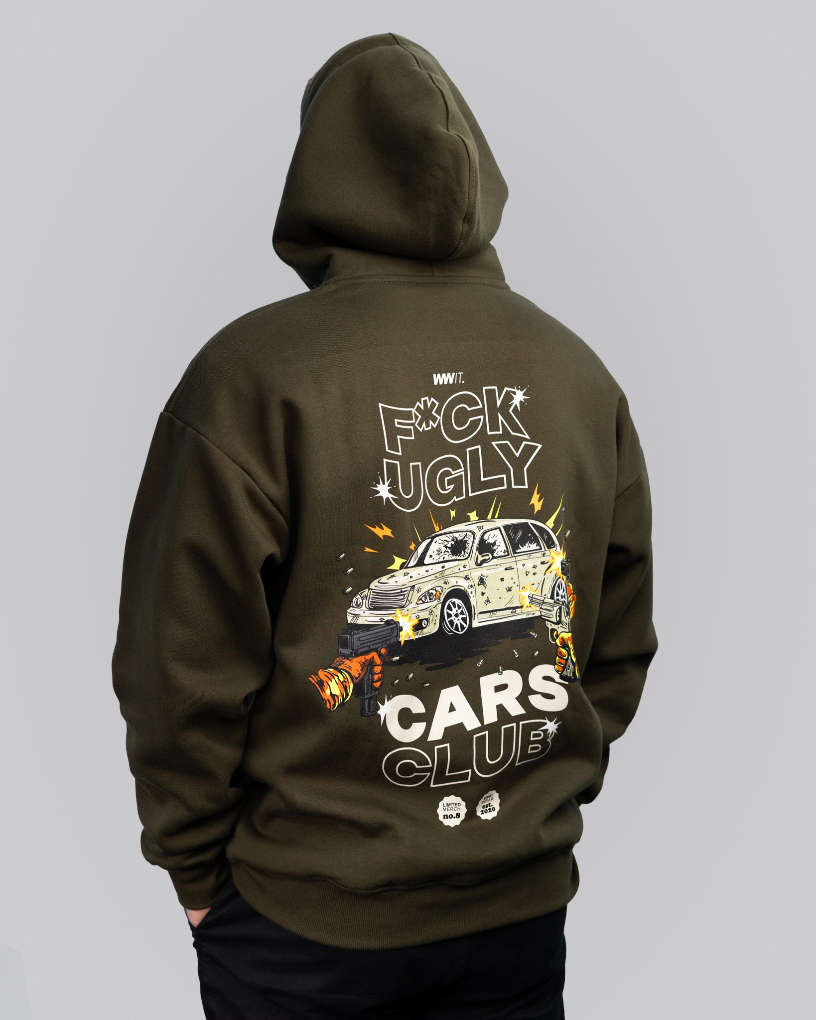Bluza Oversize F*CK UGLY CARS CLUB #3