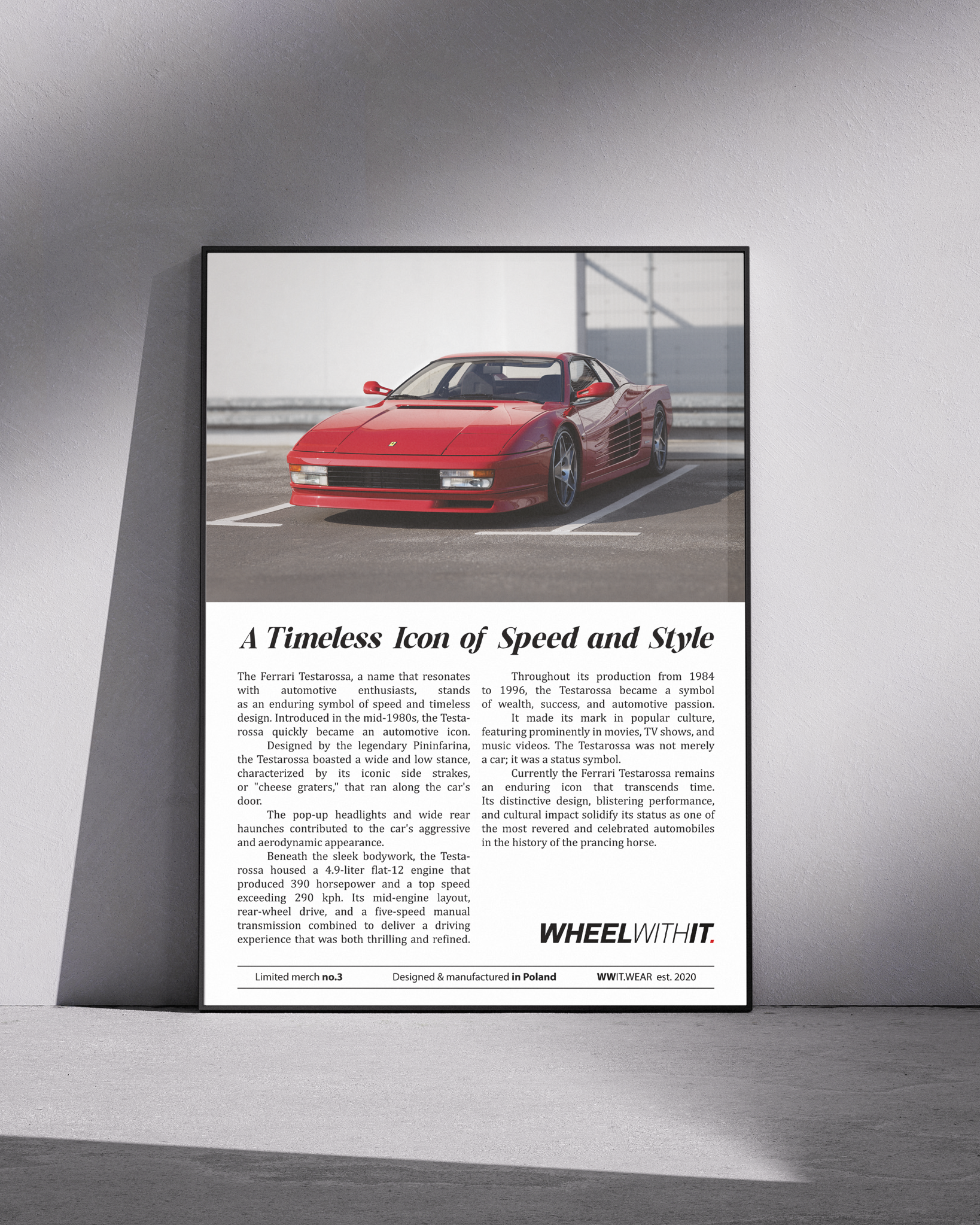 Plakat Motoryzacyjny A2