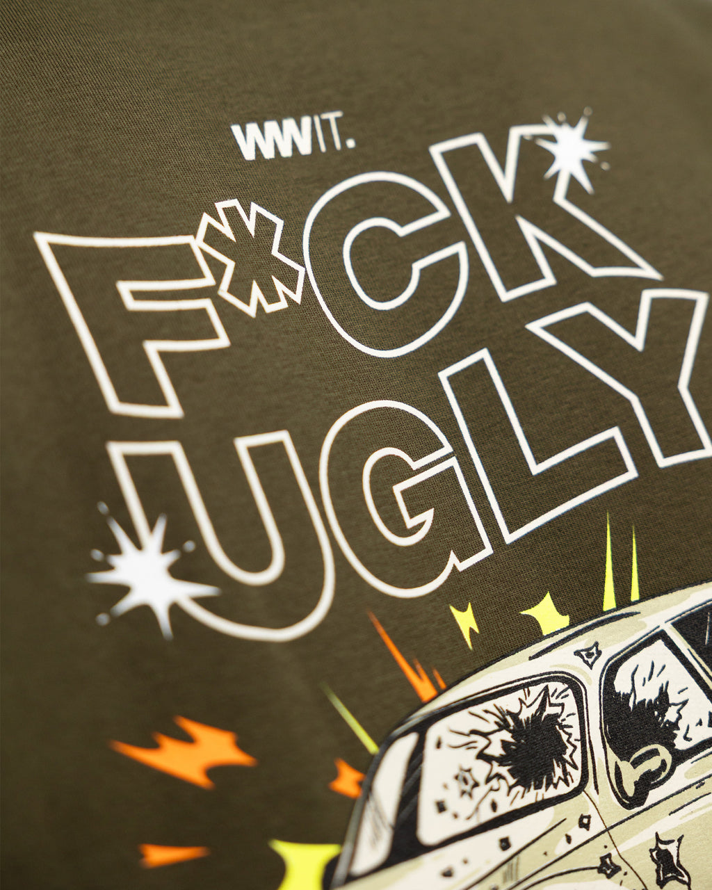 Bluza Oversize F*CK UGLY CARS CLUB #3