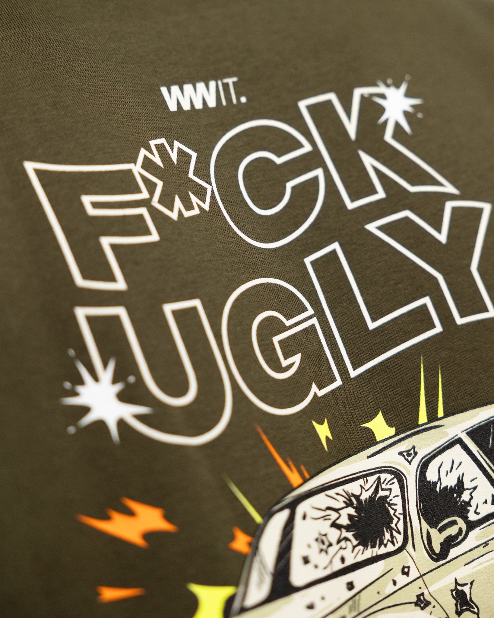 Bluza Oversize F*CK UGLY CARS CLUB #3